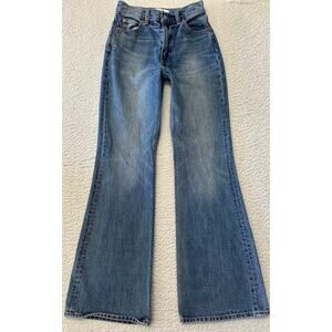Aritzia Denim Forum Womens The Marlene 60s High Flare Jeans Size 24